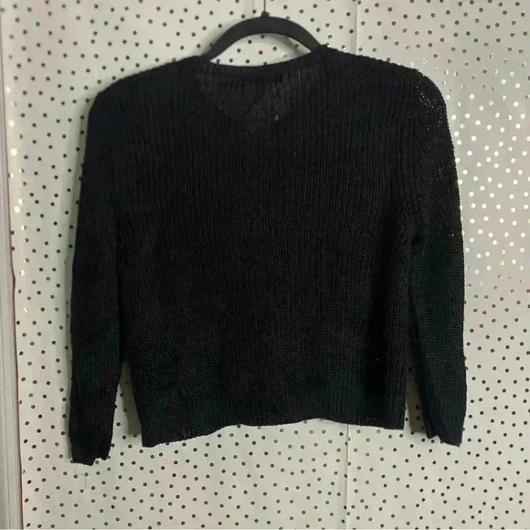 Ralph Lauren Black Button-Up Cardigan - Picture 3 of 4